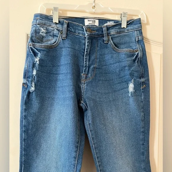 Kensie Medium Wash Jeans High Rise Bootcut “The Tessa” Women’s Size 2 - Picture 6 of 14